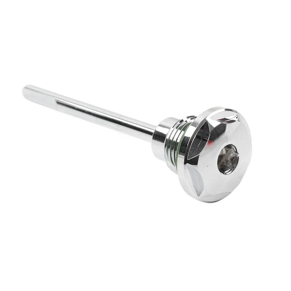 Chrome Transmission Oil Dipstick Plug for Harley Dyna Softail Touring (1987)