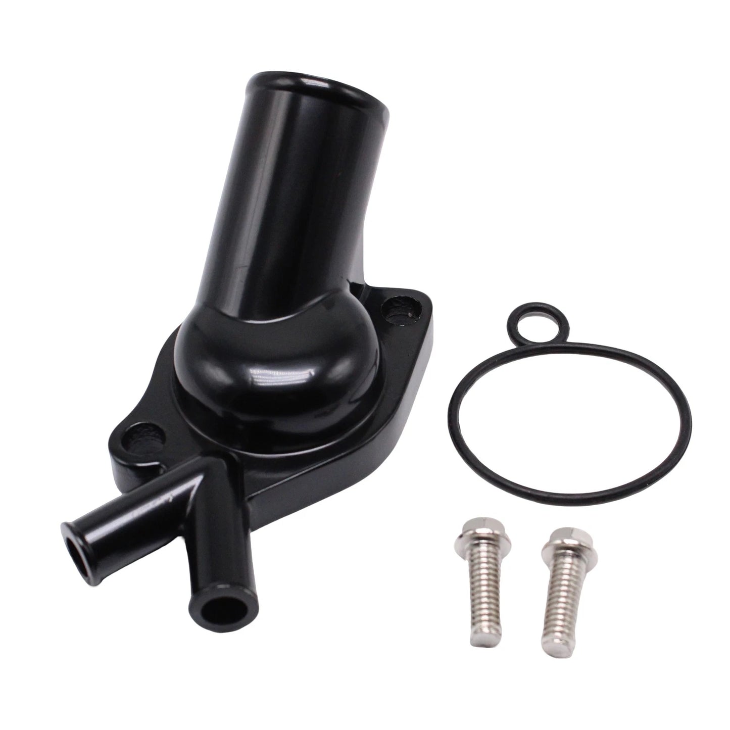 Black Twin Port Thermostat Housing for Holden V8 253 308 (WB, LH, LX, HX, HZ)